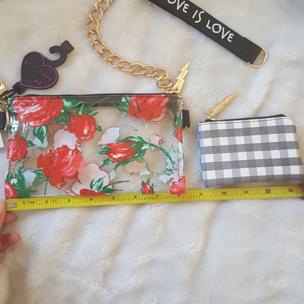 Betsey Johnson Rose Print Bag - Picture 5 of 5